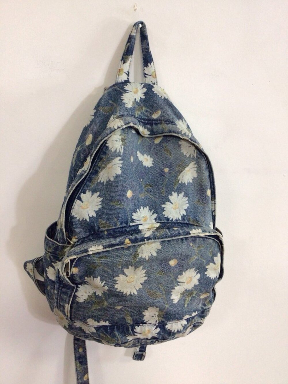 Y2K Festival Bag Daisy Denim BackPack Medium Bag Handbag Cute - Picture 7 of 9